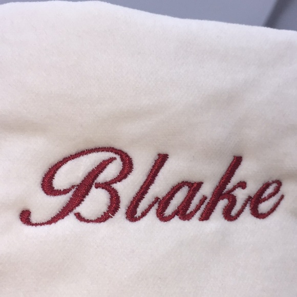 Pottery Barn Velvet Christmas Stocking “Blake” - Picture 7 of 9